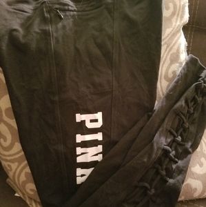 Pink ankle length cotton legging